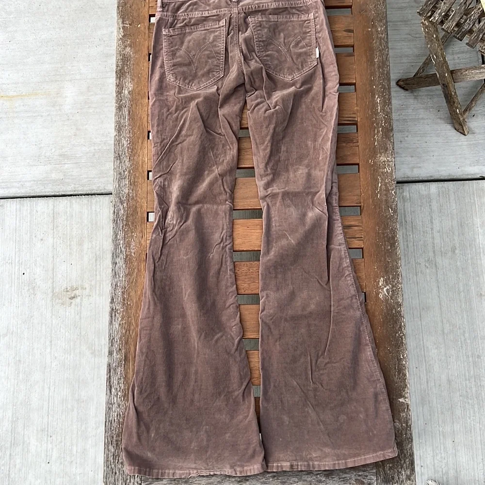 MOTHER Flare & Wide Leg Jeans in Brown - Picture 3 of 4